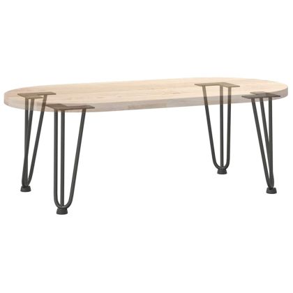 Крака тип „фиби“ за масичка за кафе, 4 бр., антрацит, 30 см, масивна стомана