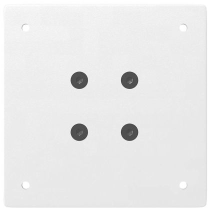 Крака за масичка за кафе, 4 бр., бели, 42-44 см, стомана