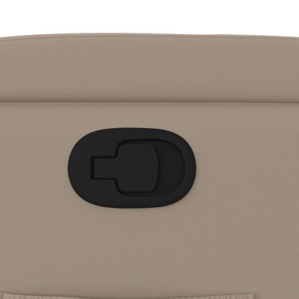 Изправящ реклайнер стол, капучино, изкуствена кожа