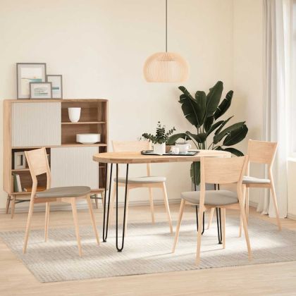 крака тип „фиби“ за конзолни маси, 4 бр., черни, 72 см, масивна стомана