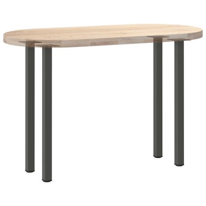 Крака за конзолна маса, 4 бр., антрацит, 72-74 см, стомана