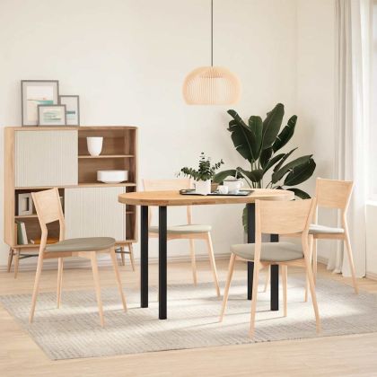 Крака за конзолна маса, 4 бр., черни, 72-74 см, стомана