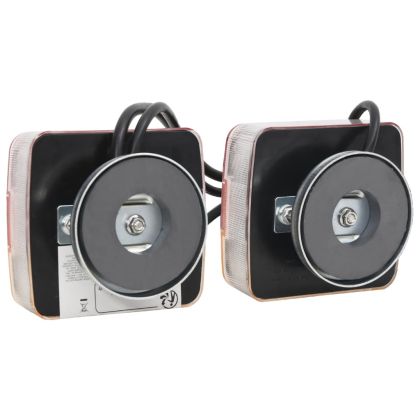 Светлини за ремарке 2 бр червени 10,5x7,5x10 см 12V LED крушка