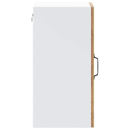 Кухненски стенен шкаф със стъклена врата "Porto" старо дърво