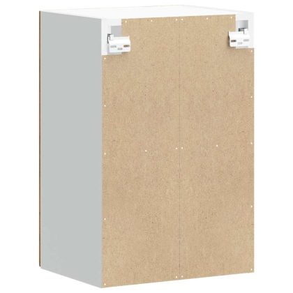 Кухненски стенен шкаф със стъклена врата "Porto" старо дърво