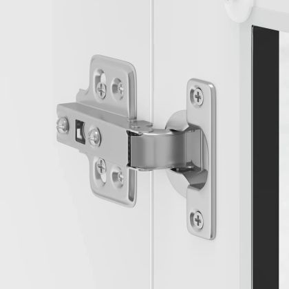 Кухненски стенен шкаф със стъклена врата "Porto" черно