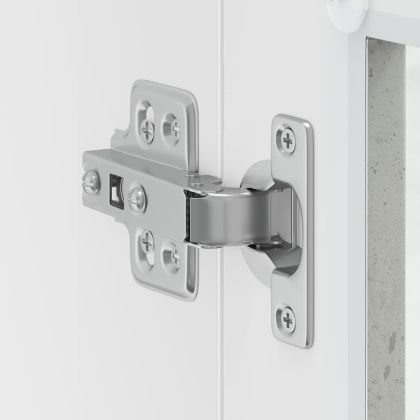 Кухненски стенен шкаф със стъклена врата "Porto" Бетонно сиво