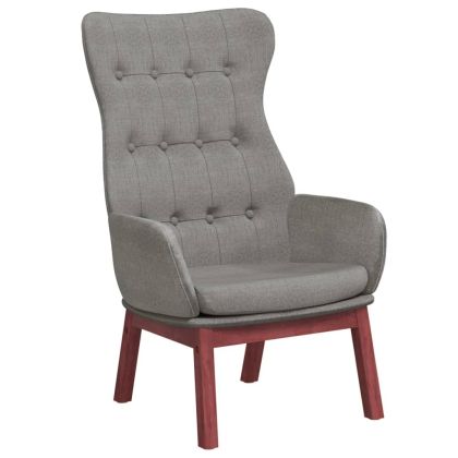 Стол за релакс, светлосив, текстил