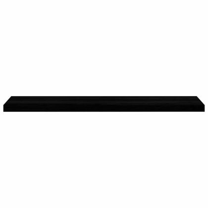 Стълбищни стъпала, 4 бр, тъмнокафяви, 120x25x2 см, дъб масив