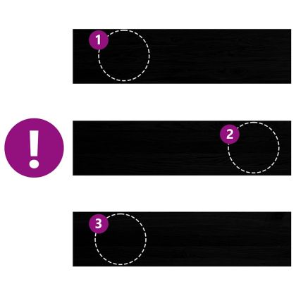 Стълбищни стъпала, 4 бр, тъмнокафяви, 100x25x2 см, дъб масив