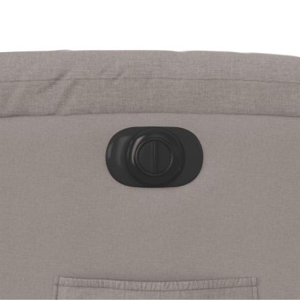 Електрически изправящ реклайнер стол, таупе, текстил