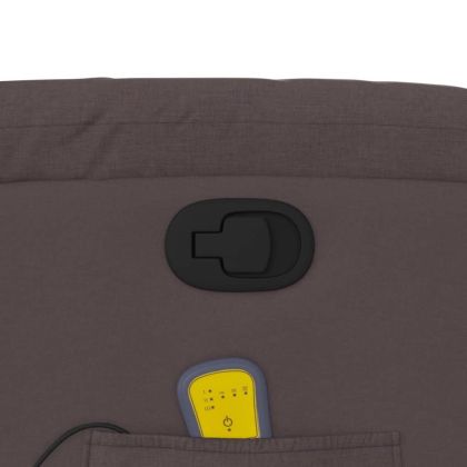 Масажен наклоняем стол, тъмнокафяв, текстил