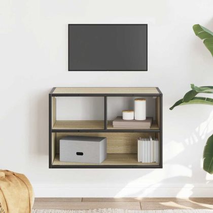 ТB шкаф, сонома дъб, 60x31x39,5 см, инженерно дърво и метал