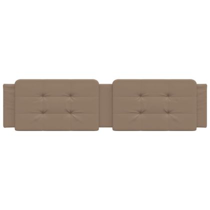 Мека табла за легло Zadar, капучино, 200 см, изкуствена кожа