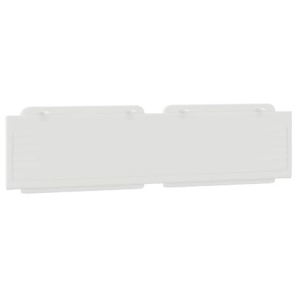 Мека табла за легло Zadar, бяла, 200 см, изкуствена кожа