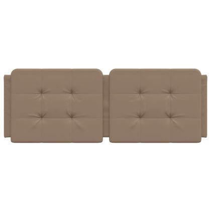 Мека табла за легло Zadar, капучино, 120 см, изкуствена кожа