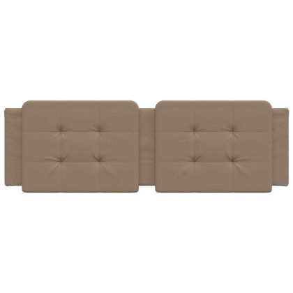 Мека табла за легло Zadar, капучино, 160 см, изкуствена кожа