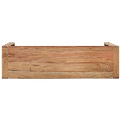 Конзолна маса, 110x30x76 cм, акациево дърво масив