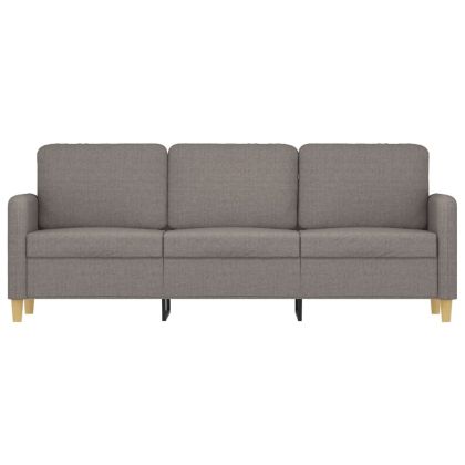 3-местен диван, таупе, 180 см, плат