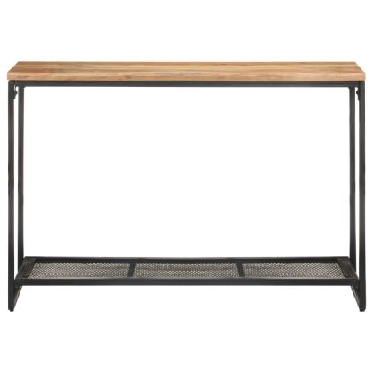 Конзолна маса, 110x35x75 см, акациево дърво масив