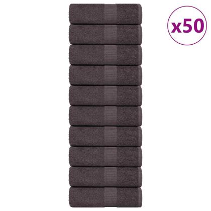 Кърпи за пране 50 бр антрацит 15x21 см 360 gsm 100% памук