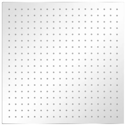 Душ пита от неръждаема стомана с квадратна форма, 50x50 cм