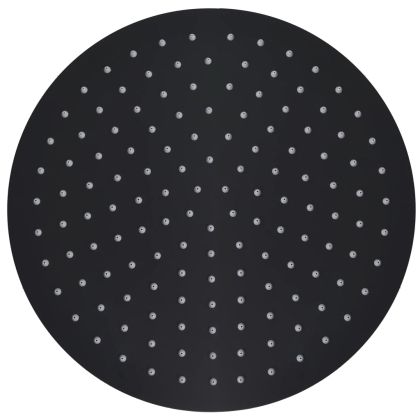 Rainshower душ пита, инокс, 30 см, кръгла, черна