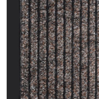 Изтривалка раирана, бежова, 40х60 см