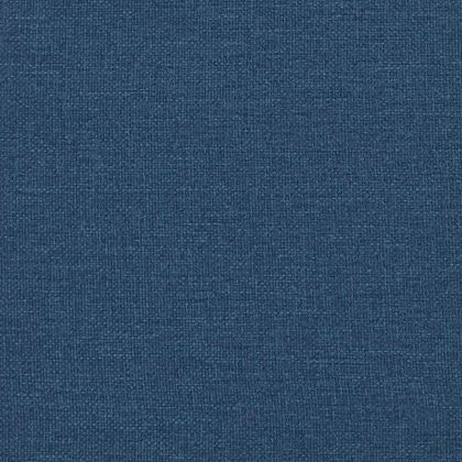 Мека табла за легло, синя, 120 см, плат