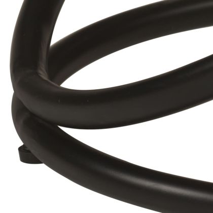 Маса за кафе Ø50x40 см масивно регенерирано дърво и стомана