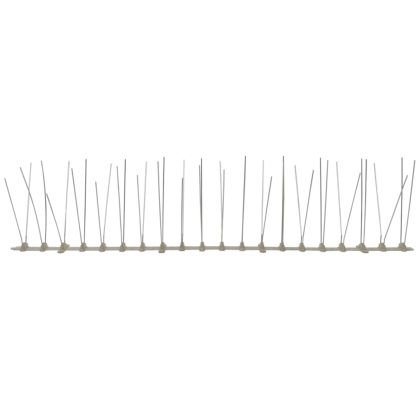 4-редови пластмасови шипове срещу птици и гълъби, 6 бр, 3 м