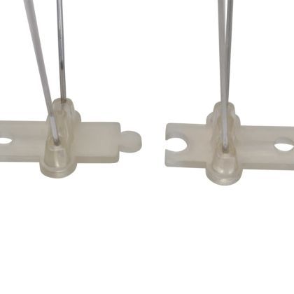 4-редови пластмасови шипове срещу птици и гълъби, 6 бр, 3 м