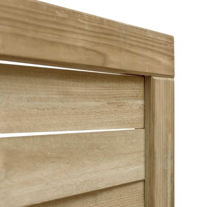 Градинска порта, импрегниран бор, 100х75 см, зелена импрегнация