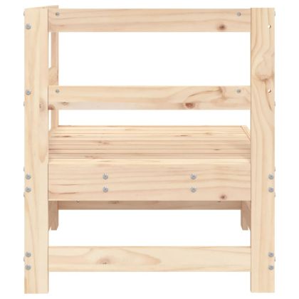 Градински ъглов диван, бор масив