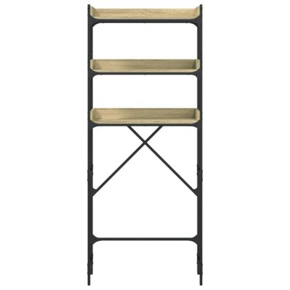 Рафт за пералня, сонома дъб, 67x25x163 см, инженерно дърво