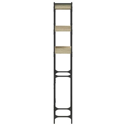 Рафт за пералня, сонома дъб, 67x25x163 см, инженерно дърво