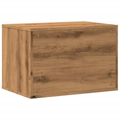 Заграждение за котешка тоалетна 60x40x40 см инженерно дърво