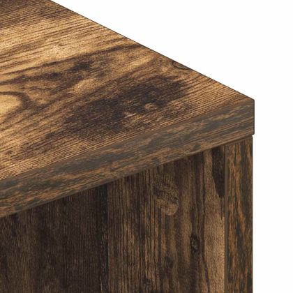 ТB шкаф, опушен дъб, 100x40x40 см, инженерно дърво