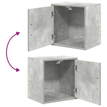 Гаражен стенен шкаф Бетон Сив Инженерна дървесина