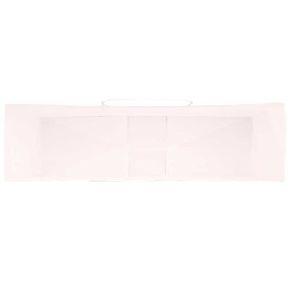 Хартиени торбички 250 бр с дръжки розови 54x15x49 см