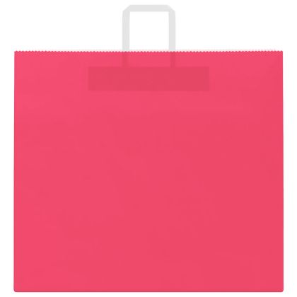 Хартиени торбички 250 бр с дръжки розови 54x15x49 см