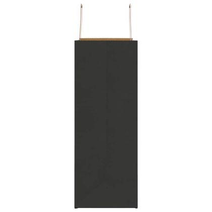 Хартиени торбички 250 бр с дръжки черни 32x17x44 см