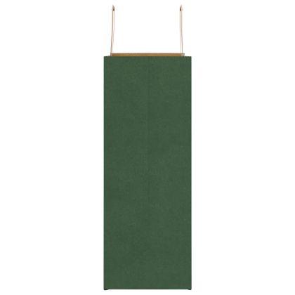 Хартиени торбички 50 бр с дръжки зелени 32x17x44 см