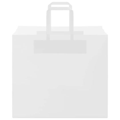 Хартиени торбички 250 бр с дръжки бели 32x22x28 см