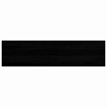 Стълбищни стъпала, 12 бр, тъмнокафяви, 100x25x2 см, дъб масив