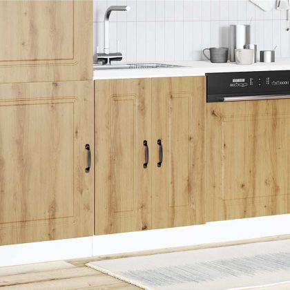 Шкаф за мивка, Kalmar, дъб артизан 60x46x81,5см инженерно дърво