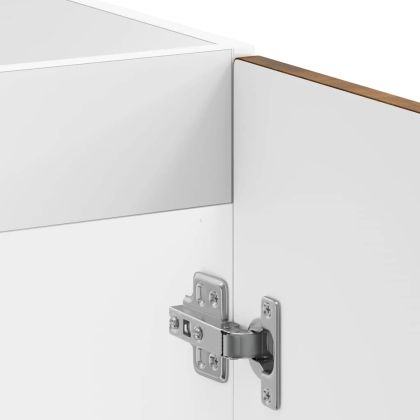 Шкаф за мивка, Kalmar, опушен дъб, 80x46x81,5см инженерно дърво