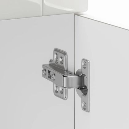 Кухненски шкаф, "Kalmar", бял гланц, инженерно дърво