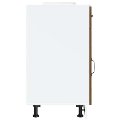 Кухненски шкаф, "Kalmar", кафяв дъб, инженерно дърво