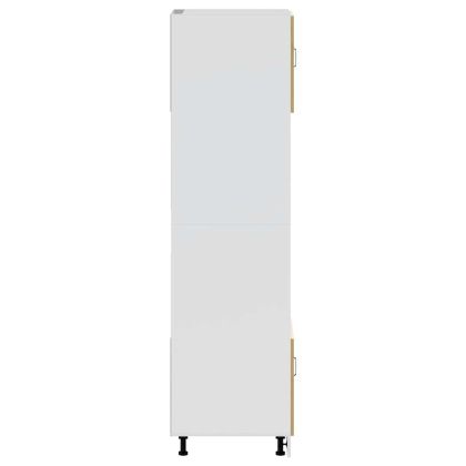 Шкафове за фурна, 2 бр., "Kalmar", дъб Artisan, инженерна дървесина